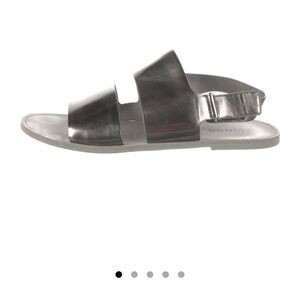 Vince Silver Leather Sandals